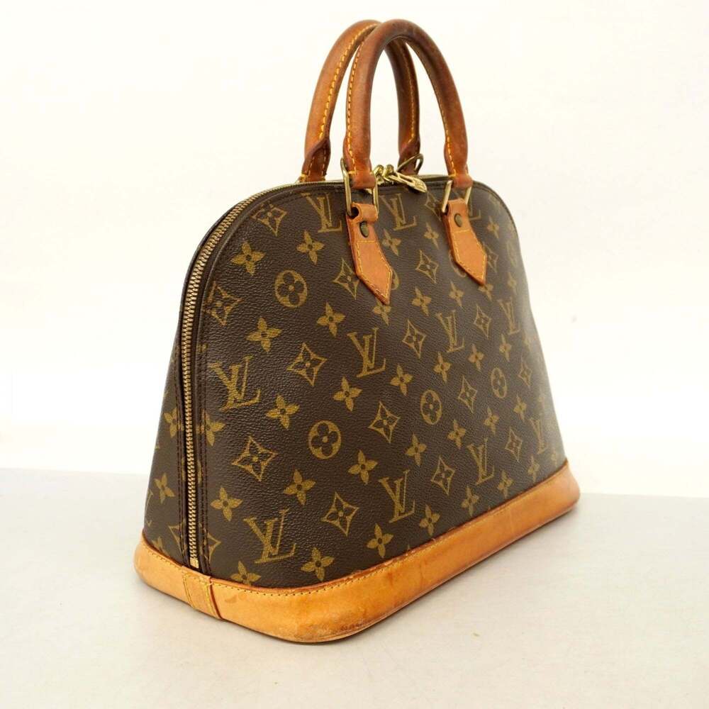 LOUIS VUITTON Authentic Brown Monogram Alma Bag - Picture 2 of 11